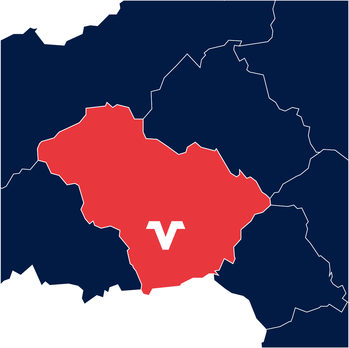 Einsatzgebiet Vogl Haustechnik Murtal Haustechnik Karte