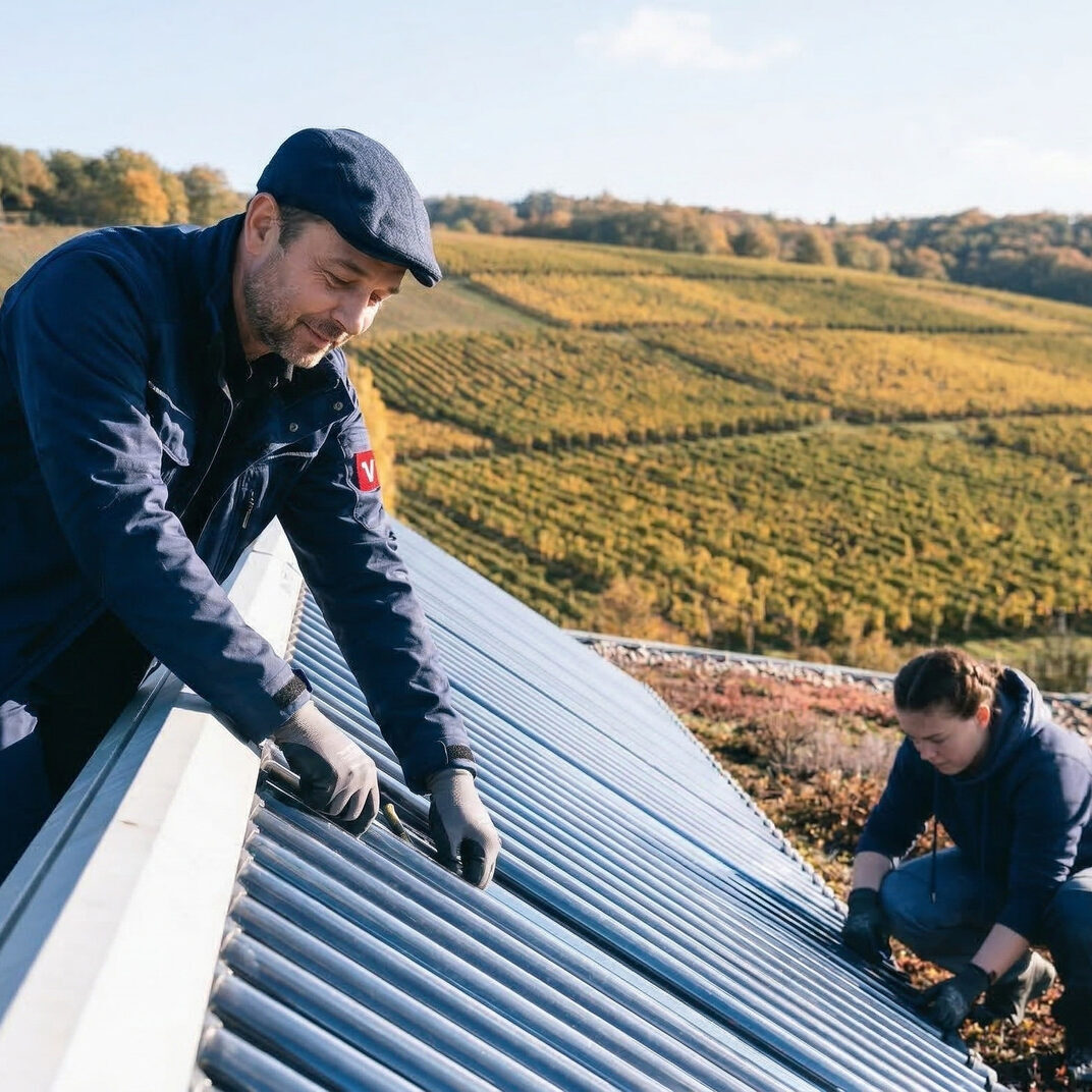 Solarthermie Installation durch Vogl Haustechnik im Murtal