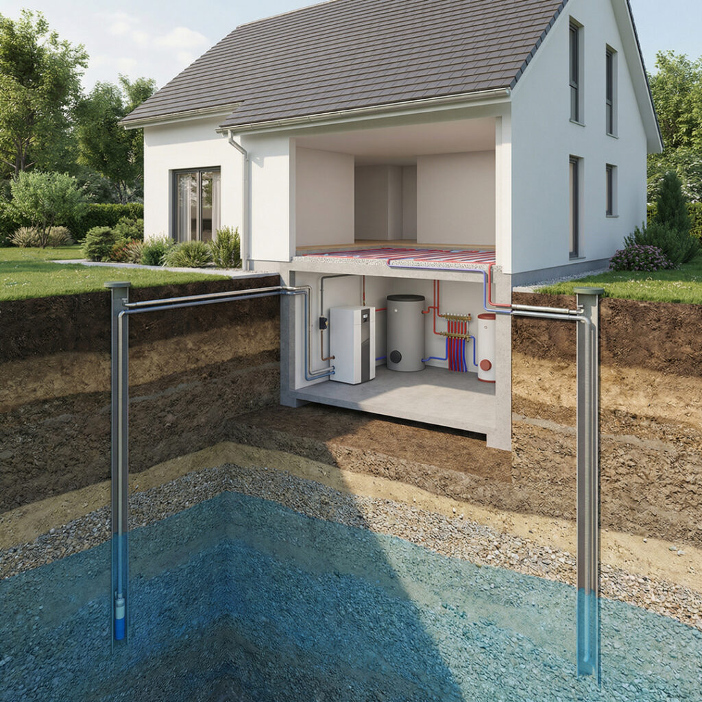 Grundwasser Wärmepumpe
